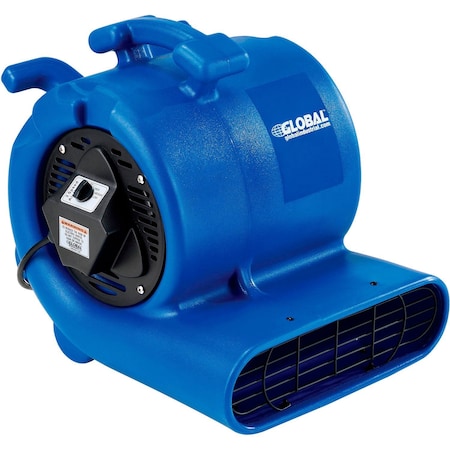 Global Industrial Floor Dryer, 3 Speed, 3/4 HP, 2800 CFM 641770